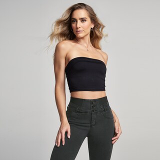 Foto 7 | Foto 7 | Jeans Push Up Mujer Super Skinny Cintura Alta Seven Jeans 5040gris