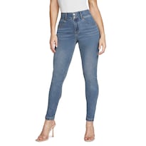 Jeans Push Up Mujer Super Skinny Cintura Alta Seven Jeans 0118stobi