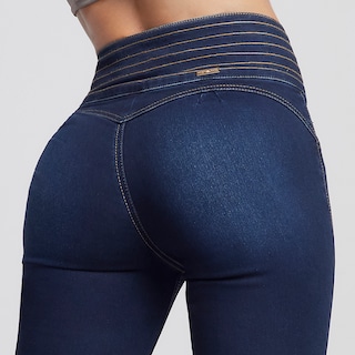 Foto 4 | Foto 4 | Jeans Super Skinny Mujer Push Up Cintura Alta Stretch Seven Jeans 2269stob