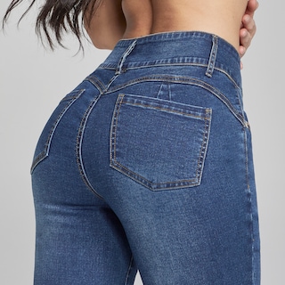 Foto 4 | Foto 4 | Jeans Push Up Mujer Super Skinny Cintura Regular Seven Jeans 1170stmei