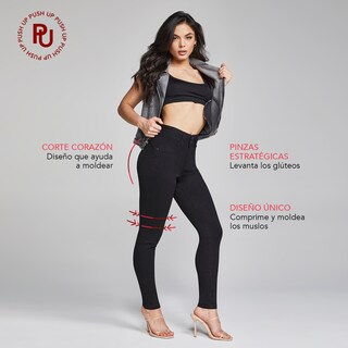 Foto 6 | Foto 6 | Jeans Push Up Mujer Super Skinny Cintura Regular Seven Jeans 1170ngroi