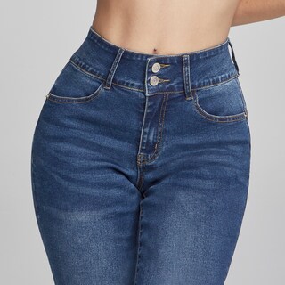 Foto 3 | Foto 3 | Jeans Push Up Mujer Super Skinny Cintura Regular Seven Jeans 1170stmei