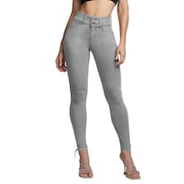 Jeans Super Skinny Mujer Push Up Seven Jeans 1170gris
