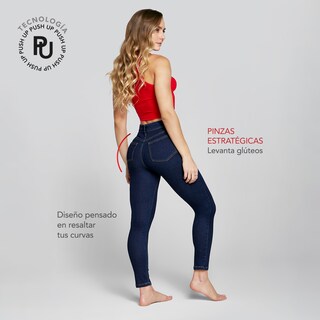 Foto 6 | Foto 6 | Jeans Mujer Super Skinny Push Up Cintura Alta 7032indi