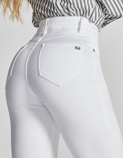 Foto 4 | Foto 4 | Jeans Mujer Super Skinny Cintura Alta 4226blco Seven Jeans
