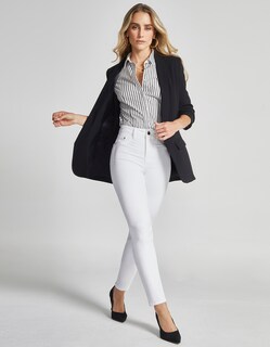 Foto 6 | Foto 6 | Jeans Mujer Super Skinny Cintura Alta 4226blco Seven Jeans