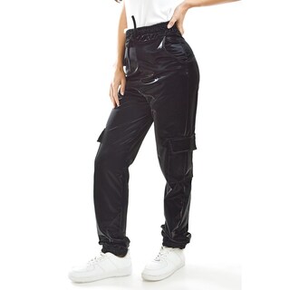 Foto 1 | Foto 1 | Pantalon Jogger De Vinipiel Roman Fashion /tallas Extras, 27028 (negro) Negro