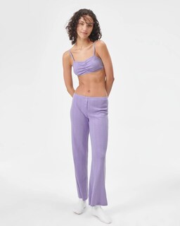 Foto 5 | Foto 5 | Pantalón Florence De Mills Cozy Crush Sweet Pointelle Lavender - Venta Internacional.