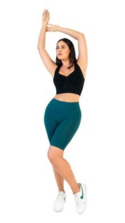 Foto 2 | Foto 2 | Leggins Biker I Love Shape color Verde para Mujer
