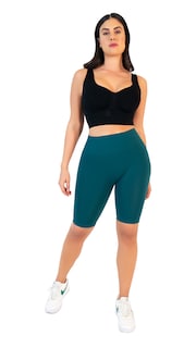 Foto 4 | Foto 4 | Leggins Biker I Love Shape color Verde para Mujer