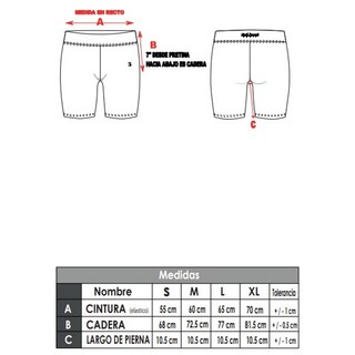 Foto 2 | Foto 2 | Leggins Biker Black Secret Fucsia para Mujer