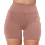 Leggins Biker Short Black Secret Rosa