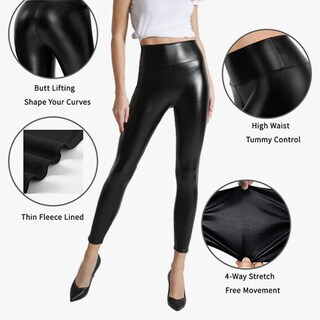 Foto 5 | Foto 5 | Legging Elegante Casual Lic-0105 Café Claro Tipo Vinipiel