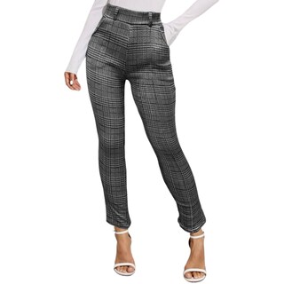 Foto 1 | Foto 1 | Jeggins Lic-0102 Diseño De Pantalón A Cuadros para Mujer