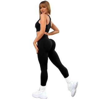 Foto 4 | Foto 4 | Set de 4 Leggings Térmicos Negro/ Negro/ Vino/ Gris de Mallón Afelpado para Mujer