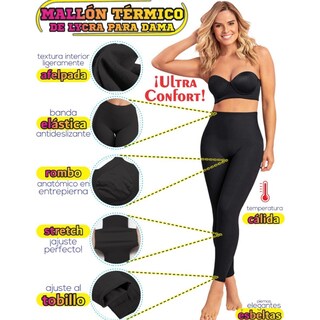 Foto 6 | Foto 6 | Set De 4 Leggings Térmico De Mujer Lic-071 Varios Colores Afelpado