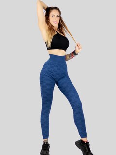 Foto 3 | Foto 3 | Set De 2 Legging De Dama Texturizado Stretch Lic-0160 Dos Colores Mallas Deportivas Mallones De Mujer