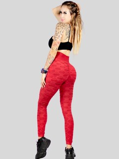 Foto 4 | Foto 4 | Set De 2 Legging De Dama Texturizado Stretch Lic-0160 Dos Colores Mallas Deportivas Mallones De Mujer