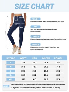 Foto 7 | Foto 7 | Leggins Tacvasen Para Mujer Con Control De Barriga, Cintura Alta, Azul Marino, Xl - Venta Internacional.