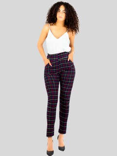 Foto 5 | Foto 5 | Set De 2 Leggings Elegantes Jegging Mujer A Cuadros Stretch Looks Formal Y Casual Mayón Lic-0171 D1/d2 Mallones