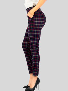 Foto 7 | Foto 7 | Set De 2 Leggings Elegantes Jegging Mujer A Cuadros Stretch Looks Formal Y Casual Mayón Lic-0171 D1/d2 Mallones