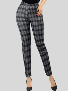Foto 6 | Foto 6 | Jeggins Mujer Legging Pantalón A Cuadro Mallones Panta-1010 Diseño 2 Mayon Malla