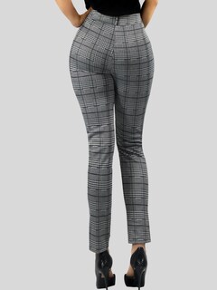 Foto 5 | Foto 5 | Jeggins Mujer Legging Pantalón A Cuadro Mallones Panta-1010 Diseño 4 Mayon Malla