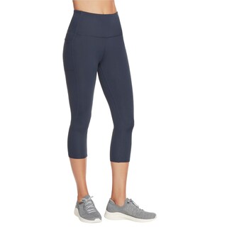 Foto 1 | Foto 1 | Legging Skechers Go Walk De Cintura Alta A Media Pantorrilla Para Mujer - Venta Internacional.