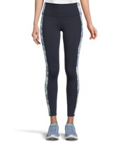 Legging Skechers Go Walk De Cintura Alta Para Mujer, Diseño Azul Marino - Venta Internacional.