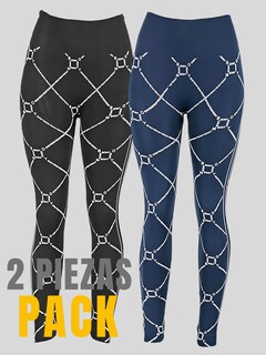 Foto 3 | Foto 3 | Set De 2 Mallones Deportivos De Mujer Lic-010-px2 Dos Colores Leggings Termicos
