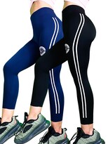 Set De 2 Mallones Deportivos De Mujer Lic-010-px2 Dos Colores Leggings Termicos
