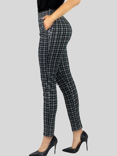 Foto 4 | Foto 4 | Jeggins De Mujer Lic-0178 Diseño De Pantalon A Cuadros