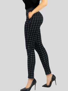 Foto 4 | Foto 4 | Jeggins De Mujer Lic-0178 Diseño De Pantalon A Cuadros