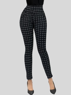 Foto 6 | Foto 6 | Jeggins De Mujer Lic-0178 Diseño De Pantalon A Cuadros