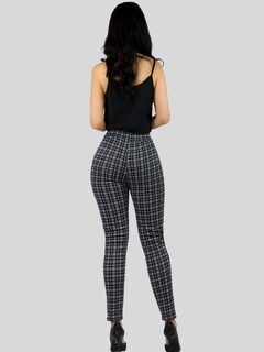 Foto 3 | Foto 3 | Jeggins De Mujer Lic-0178 Diseño De Pantalon A Cuadros