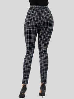 Foto 5 | Foto 5 | Jeggins De Mujer Lic-0178 Diseño De Pantalon A Cuadros