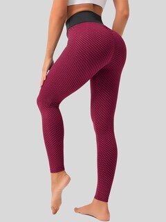 Foto 3 | Foto 3 | Mallones Mujer Leggings Stretch Leggins Lic-04 Rojo Mayon Mallas