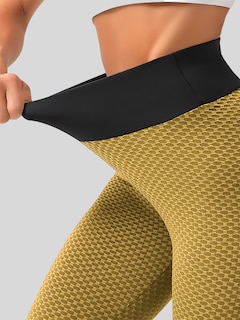 Foto 4 | Foto 4 | Mallones Mujer Leggings Stretch Leggins Lic-04 Amarillo Mayon Mallas