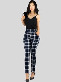 Foto 2 | Foto 2 | Set De 3 Jeggins De Mujer Lic-01178-px3 Diseños De Pantalon A Cuadros