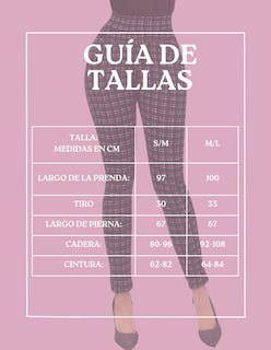 Foto 8 | Foto 8 | Set De 3 Jeggins De Mujer Lic-01178-px3 Diseños De Pantalon A Cuadros