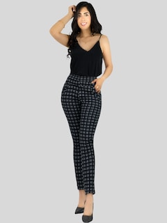 Foto 5 | Foto 5 | Set De 3 Jeggins De Mujer Lic-01178-px3 Diseños De Pantalon A Cuadros