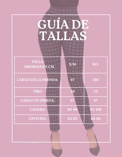 Foto 8 | Foto 8 | Set De 3 Jeggins De Mujer Lic-01178-px3 Diseños De Pantalon A Cuadros