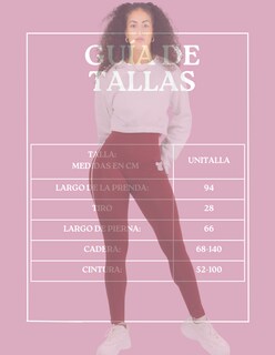 Foto 7 | Foto 7 | Mallas Deportivas Mujer Legin Gym Lic-0175 Rojo Legging Deportivo Mallones