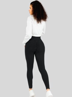 Foto 3 | Foto 3 | Legins Deportivo Mujer Legging Gym Lic-0173 Negro Mallas Deportiva Mallones