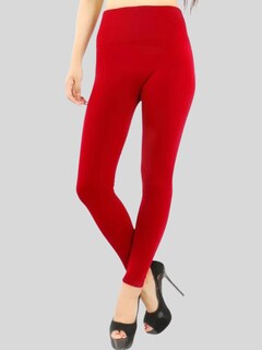 Foto 3 | Foto 3 | Set De 4 Leggings Térmico De Mujer Lic-071 Varios Colores Afelpado