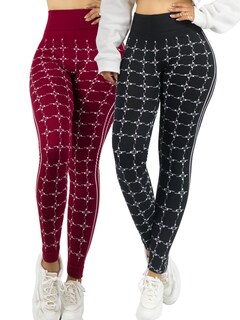 Foto 1 | Foto 1 | Set 2 Leggings Mujer Mayones Lic-0182-px2 Variedad De Colores Mallones Stretch Cómodos