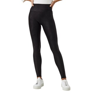 Foto 2 | Foto 2 | Leggins Spanx De Piel Sintética Con Forro Polar Para Controlar La Barriga, Color Negro M - Venta Internacional.