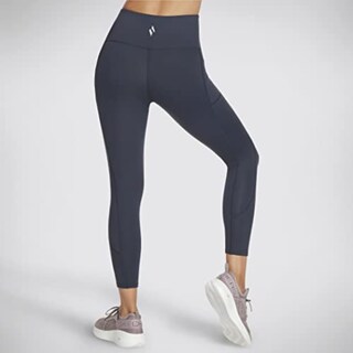 Foto 2 | Foto 2 | Legging Skechers Go Walk De Cintura Alta 7/8 Azul Marino Para Mujer - Venta Internacional.