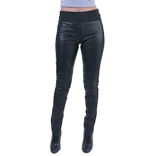 Foto 1 | Foto 1 | Leggings Piel Borrego Castelli Dama Skinny Elástico Costados