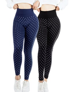 Foto 1 | Foto 1 | Set De 2 Legging Mujer Mallones Leggins Mayon Lic-0190-px2 Variedad De Colores Mallas Térmico